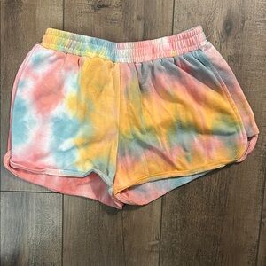 Colorful Tie-Dye Women's Shorts